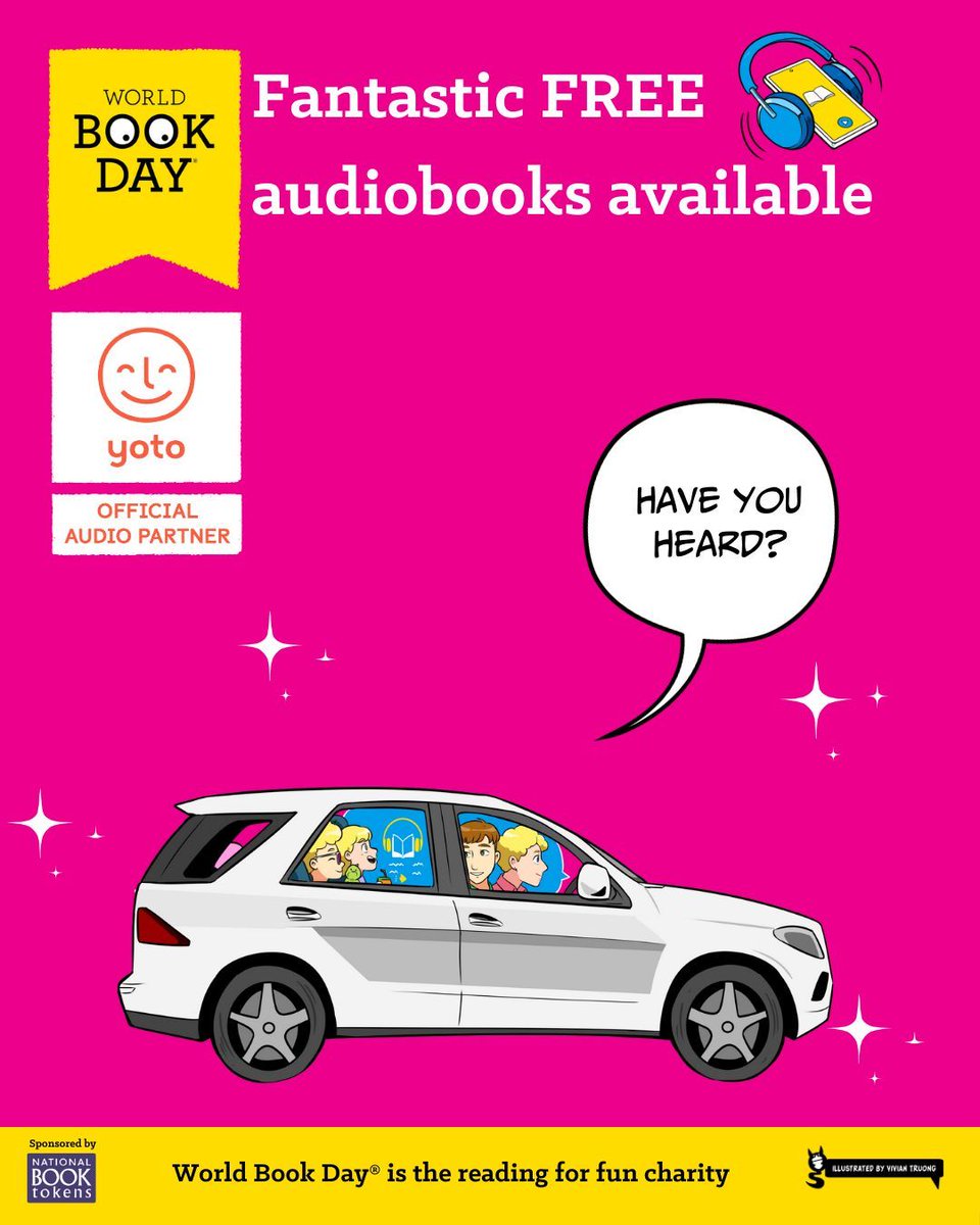 Have you heard? 📢

We have fantastic audiobooks available for FREE on our World of Stories hub for everyone to enjoy including: 

- The Boy Who Grew Dragons
- I, Spy: A Bletchley Park Mystery
- Magic Animal Cafe - Georgie the Guardian Owl 
- 5-Minute Enchanted Stories: The