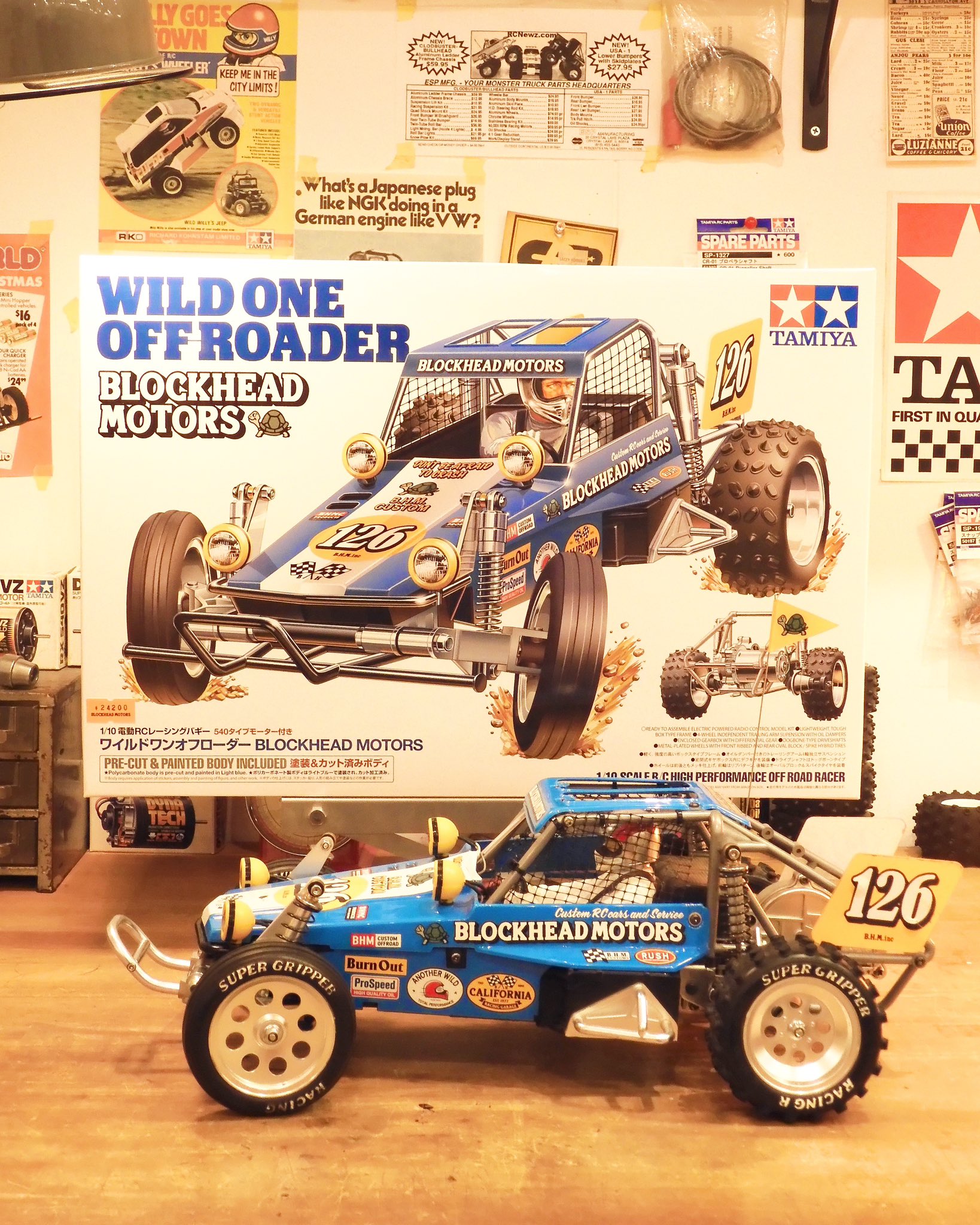 タミヤ　ワイルドワンオフローダー　BLOCKHEADMOTORS 未走行 タミヤ ワイルドワンオフローダー BLOCKHEADMOTORS 未走行