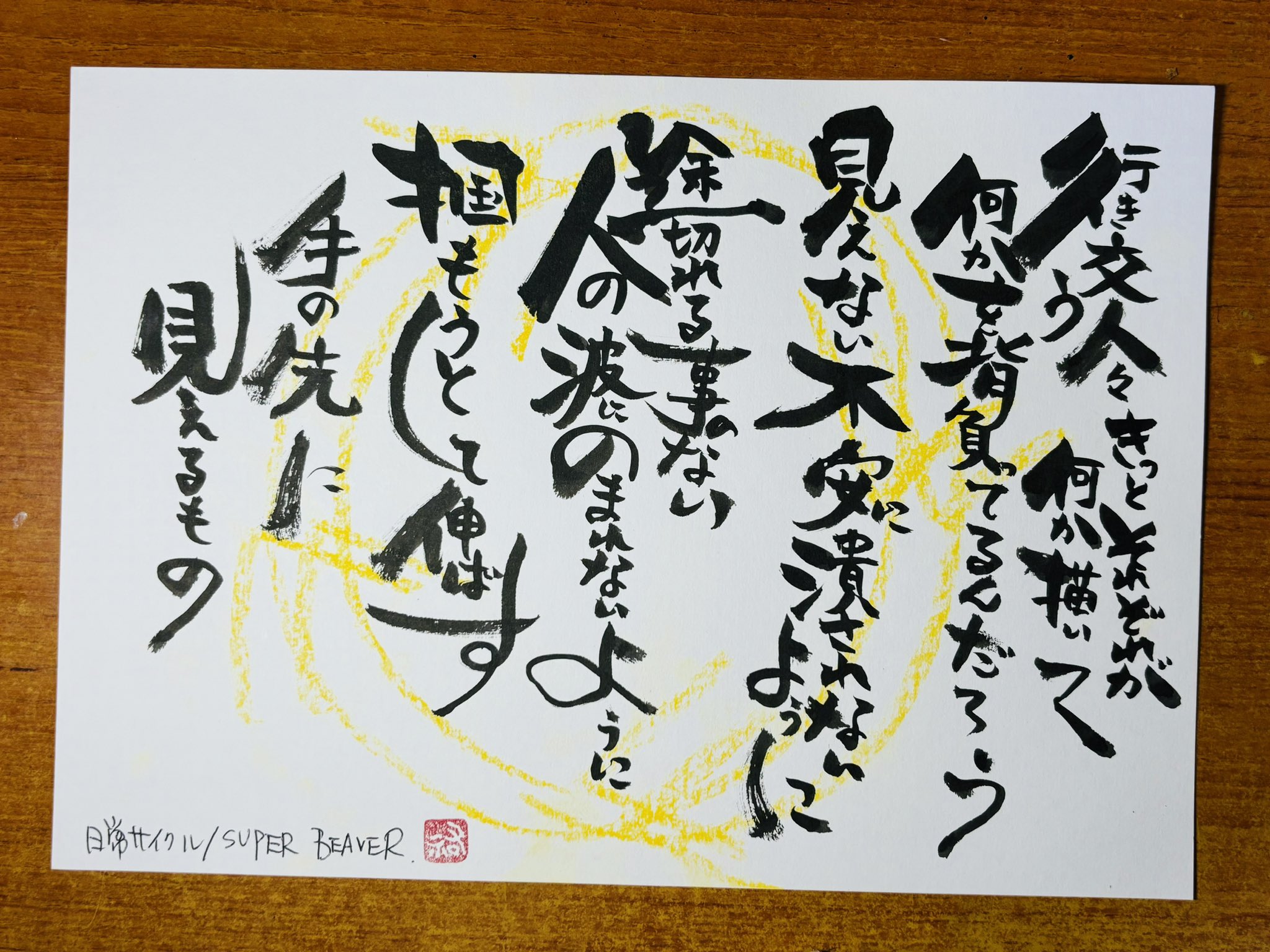 日常 / SUPER BEAVER（2-2440 SUPER BEAVER 日常サイクル