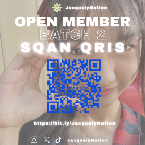 JacquelyNation's tweet photo. [NEWS] Pengumuman Mengenai Open Member JacquelyNation

Setelah sekian lama, jacquelynation kini kembali meng-recrut member baru untuk mendukung @Ekin_JKT48 bersama - sama

Sqan QR di bawah atau salin link yang ada dibawah Qris ya, kami tunggu partisipasinya!
 
JNOT

#BuildADream https://t.co/VBjxbea1oH