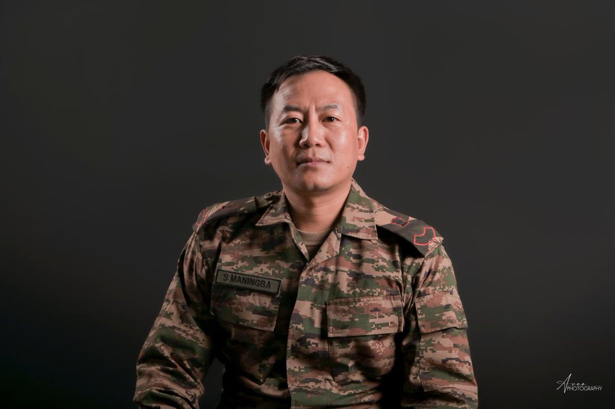 In 2021 Capt Soiba Maningba, 16 Bihar fearlessly led from the front in #Galwan defending India's territorial integrity.

In 2023 now Maj Soiba, 22 Assam Rifles led a daring op in #Manipur, rescuing 856 of villagers caught in crossfire. For his exemplary bravery, awarded SM (G)