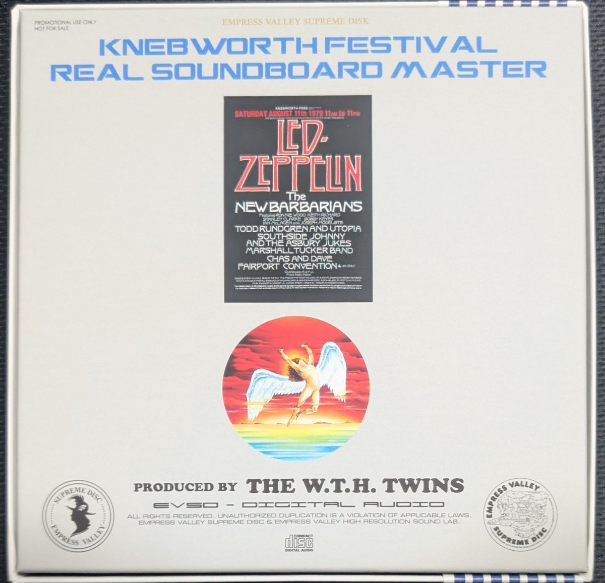 Led Zeppelin『OVERLOAD』(1979/8/11 Kebworth, 3CD EVSD):EVSDの新作