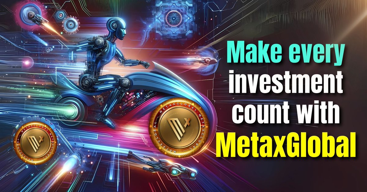 Turn every obstacle into an opportunity to grow.
#MetaxGlobal #CryptoTrading #DeFiSolutions #BlockchainRevolution #FinancialFreedom #Cryptocurrency #CryptoInvesting #BlockchainTechnology #DecentralizedFinance #DeFiEarnings