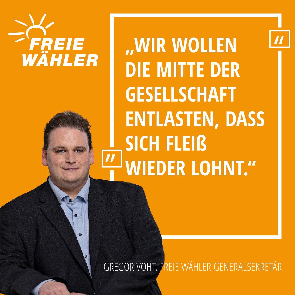 Gregor Voht (@gregor_voht) on Twitter photo Was wollen <a href="/FREIEWAEHLER_BV/">FREIE WÄHLER</a>?
🕊️ Frieden für die Ukraine und Stärkung der eigenen Verteidigung
🌍 Klimaschutz und Wirtschaft zusammenbringen
🇪🇺 Bekenntnis zur EU und Nato
🤑 Steuerentlastung
Mein MDR-Interview unter: mdr.de/nachrichten/de…
#FREIEWÄHLER #Bundestagswahl2025 Was wollen <a href="/FREIEWAEHLER_BV/">FREIE WÄHLER</a>?
🕊️ Frieden für die Ukraine und Stärkung der eigenen Verteidigung
🌍 Klimaschutz und Wirtschaft zusammenbringen
🇪🇺 Bekenntnis zur EU und Nato
🤑 Steuerentlastung
Mein MDR-Interview unter: mdr.de/nachrichten/de…
#FREIEWÄHLER #Bundestagswahl2025