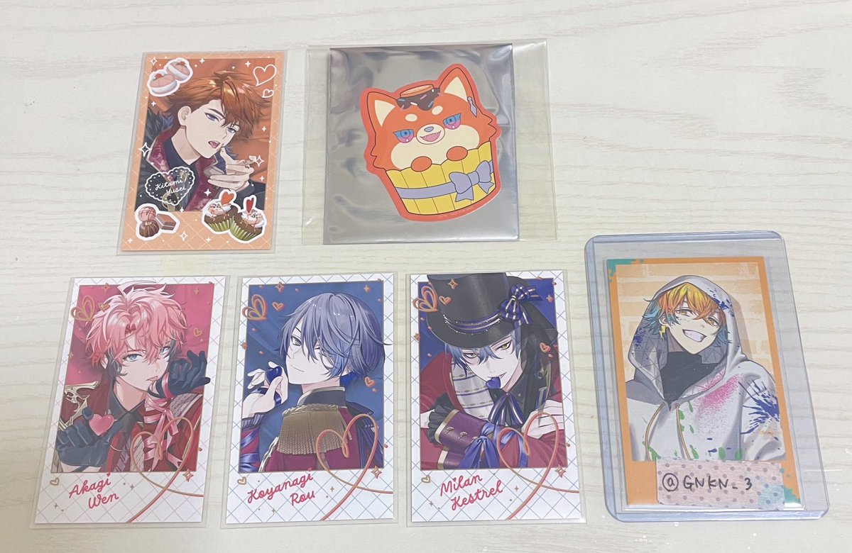 GNKN_3's tweet photo. 【交換】にじさんじ Melty Valentine チェキ風カード 特典ステッカー

譲￤画像参照

求￤🌩️🦒(同種優先)

郵送での交換希望です。
お気軽にお声掛けください。 https://t.co/gJCB4aBNgl
