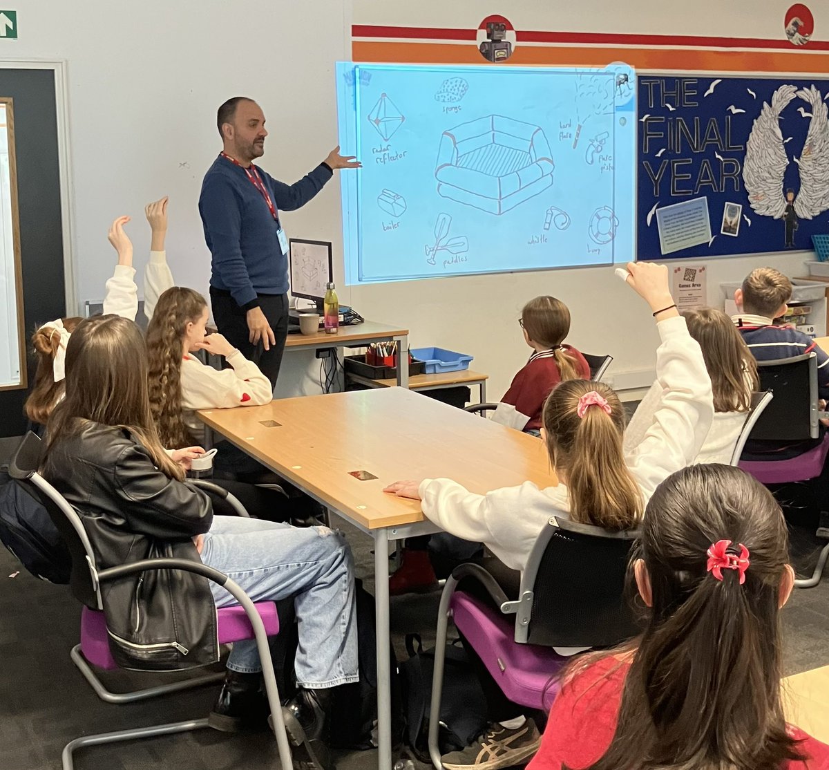 Massive thanks to author <a href="/PhilipKavvadias/">Philip Kavvadias</a> for taking the time to visit Year 7, they loved hearing about his books, helping to plan the next in the series, creating their own character names, titles &amp; designs, &amp; having their books signed by him! Such a memorable day!📚🧡