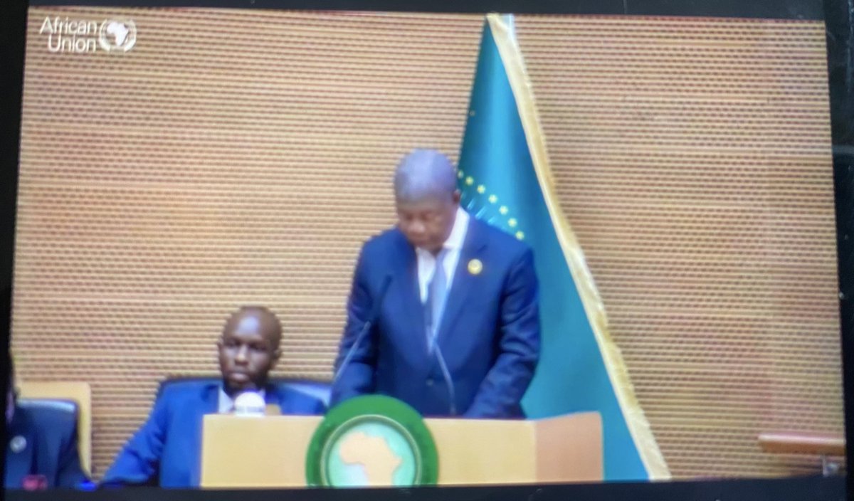OuraganCd's tweet photo. #ADDIS-#Abeba : Le président angolais, Joao Lourenco prend la présidence en exercice de l'Union Africaine pour l'année 2025. https://t.co/QLokyJDYXx