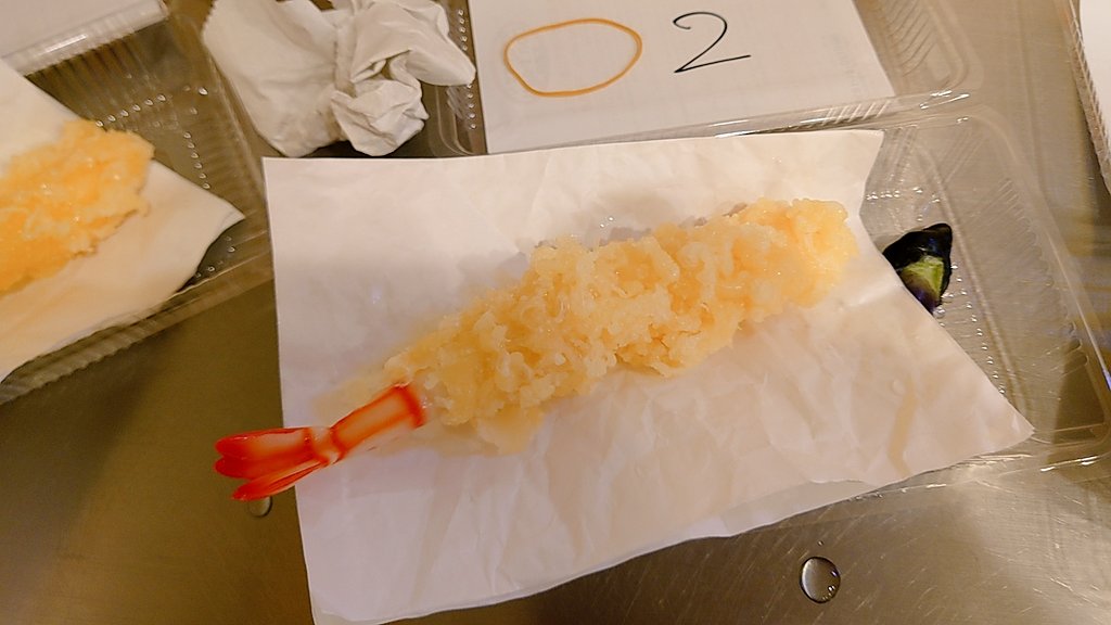 今日は食品サンプルを作った🍤 