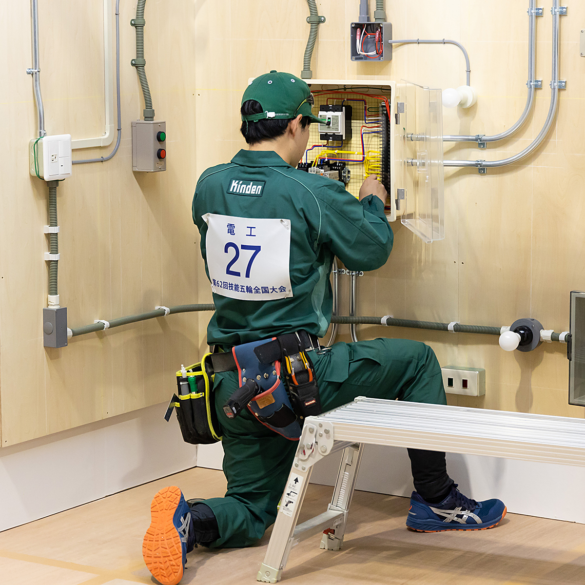 第62回技能五輪全国大会「電工」職種 8/11