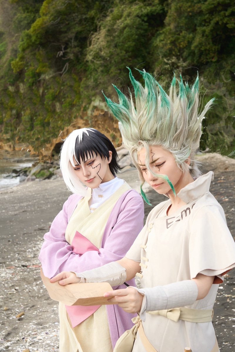 sio0716's tweet photo. 【cosplay】Dr.STONE

復活へ

Photo:@sonicppg 
#ドクストコスプレ https://t.co/2OA6xIuy00