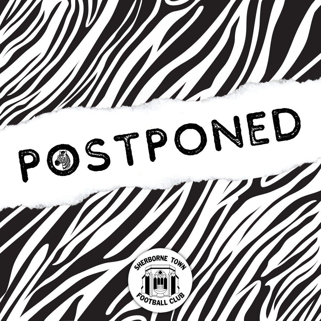 Sherborne Town FC (@sherbornetownfc) on Twitter photo Unfortunately todays game with <a href="/Lavvyfc/">Laverstock & Ford FC</a> has been postponed due to a waterlogged pitch at The GMS Windows Arena. We go again on Wednesday night as we host <a href="/Millbrook_FC/">Millbrook FC</a> #Zebras #COYZ <a href="/WessexLeague/">Velocity Wessex League</a> <a href="/swsportsnews/">South West Sports News</a> <a href="/Abbey_104/">Abbey104</a> <a href="/sherbornetimes/">Sherborne Times</a> <a href="/NonLeagueCrowd/">Non League Crowds</a> <a href="/SherborneTownCl/">Sherborne Town Council</a> Unfortunately todays game with <a href="/Lavvyfc/">Laverstock & Ford FC</a> has been postponed due to a waterlogged pitch at The GMS Windows Arena. We go again on Wednesday night as we host <a href="/Millbrook_FC/">Millbrook FC</a> #Zebras #COYZ <a href="/WessexLeague/">Velocity Wessex League</a> <a href="/swsportsnews/">South West Sports News</a> <a href="/Abbey_104/">Abbey104</a> <a href="/sherbornetimes/">Sherborne Times</a> <a href="/NonLeagueCrowd/">Non League Crowds</a> <a href="/SherborneTownCl/">Sherborne Town Council</a>