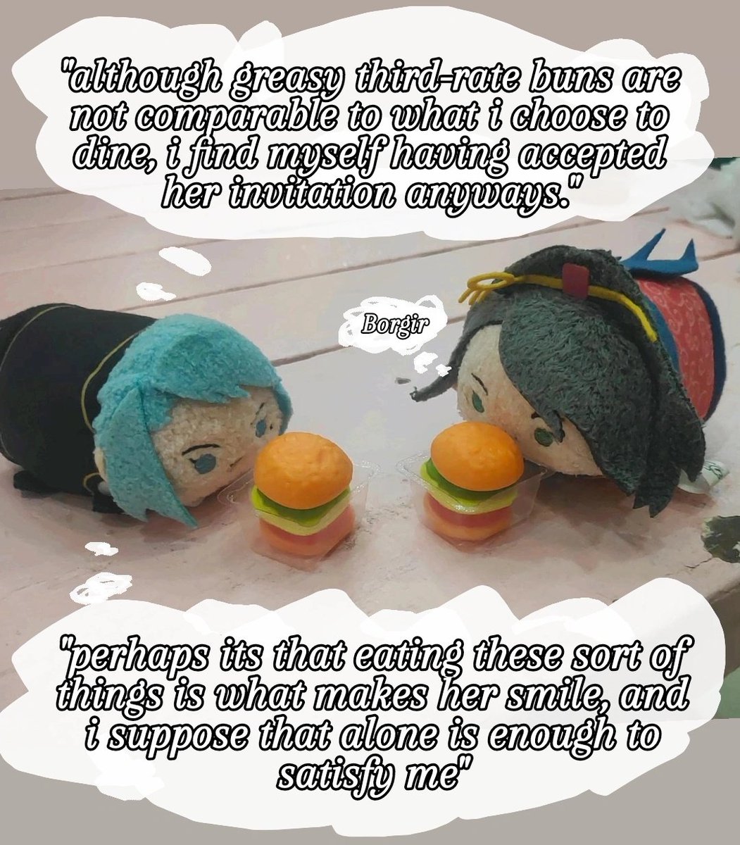wrakuun's tweet photo. franziskay burger date:
Kay invites franziska to eat at the burger stall on top of bigg building https://t.co/TARMvqz8mO