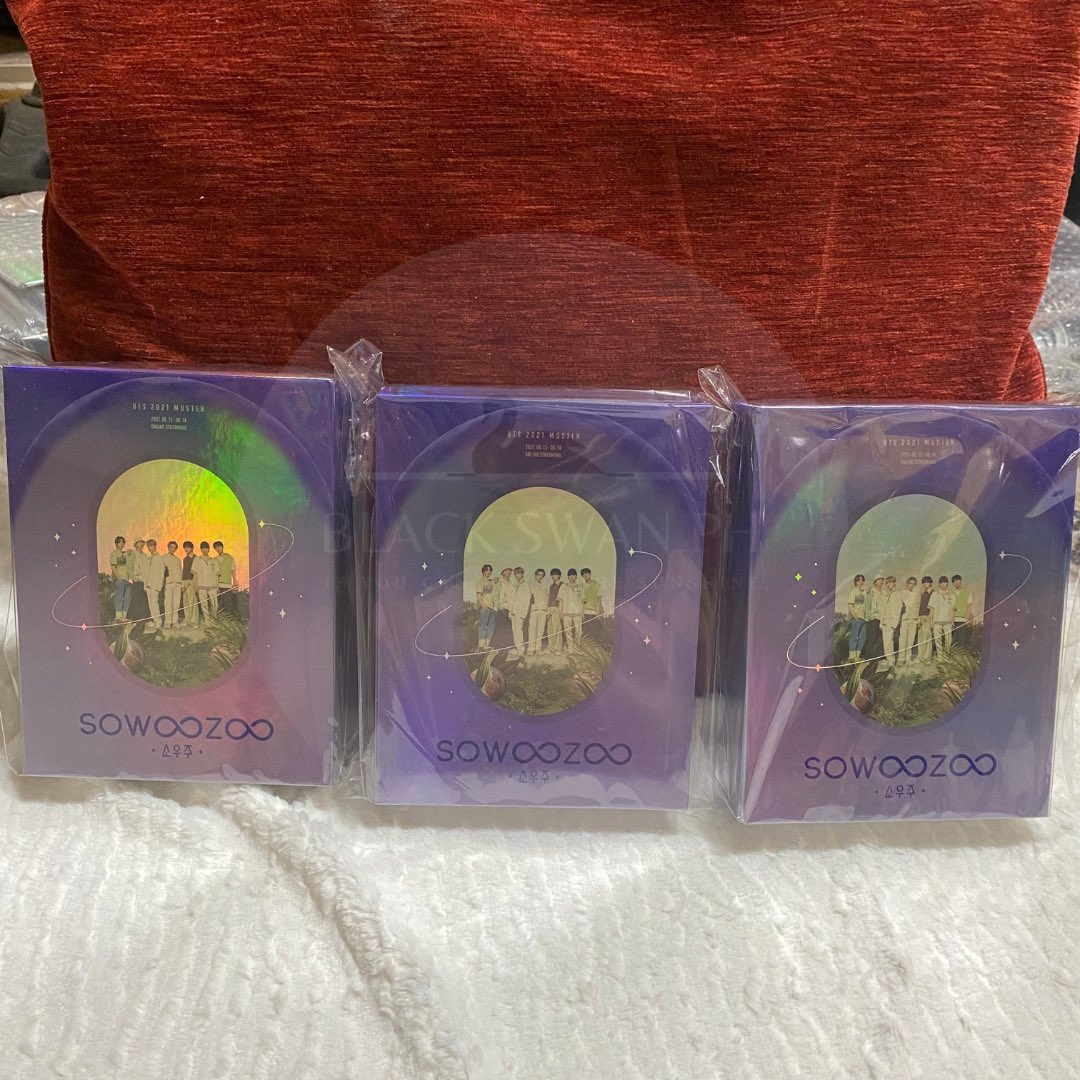 blackswanph_'s tweet photo. WTS LFB SALE m
#BlackSwanPh_OnHand
PLEASE HELP RT/SHARE 🙏

✅ 2 SLOTS
✨BTS 2021 MUSTER SOWOOZOO DVD unsealed without rpc only - ₱500

ALL IN + LSF
PAYO

❗️50% DP and Rembal 2 weeks after dp. 
‼️NO CANCELLATION

Reply mine or DM us. https://t.co/Cy79jOuyj1