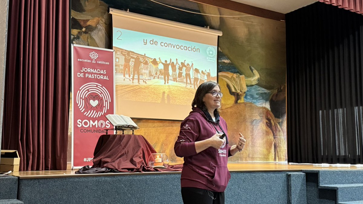 Gracias a Patricia Aguiar <a href="/patristj/">patricia aguiar</a> de <a href="/FETeresiana/">FET</a> que nos invita a creer que #SomosComunidad desde algunas preguntas y propuestas  ¿de qué va vivir la cultura organizacional?  #JP25EC