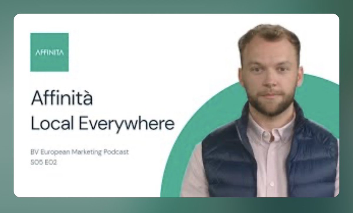 Affinità tweet media