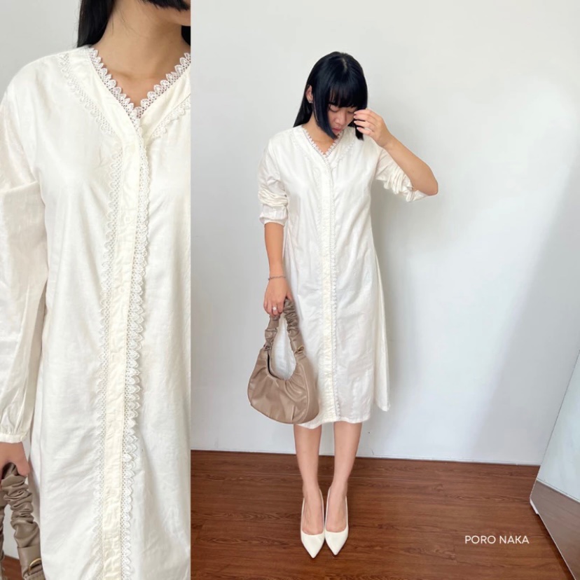cloudeyss's tweet image. WTS WTB preloved
Hime Dress by Poro naka 119K 
🧺Material : Premium Cotton
🧺Size M 
🧺Available Color : Broken White
🧺Full Furing

Via Tokren 📦🍊