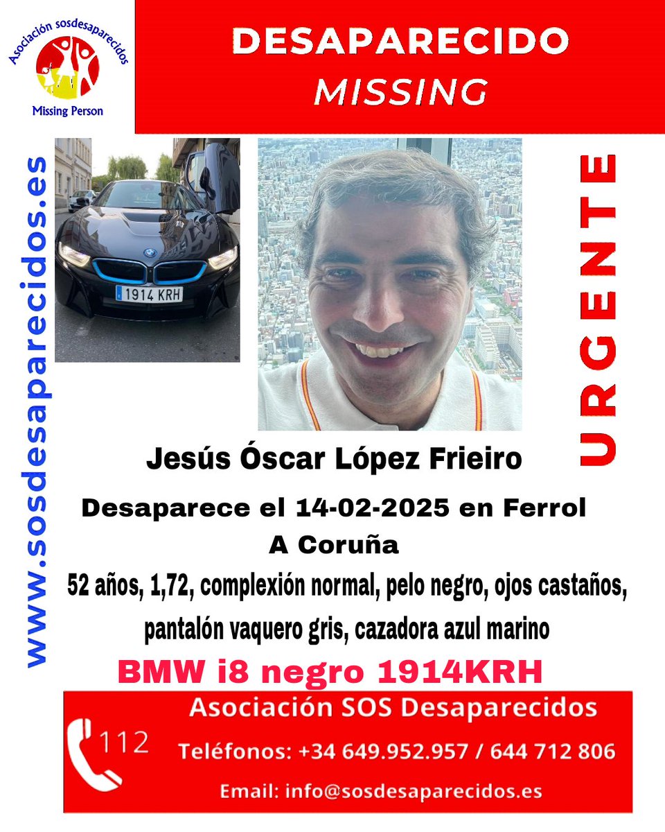 ALERTA DESAPARECIDOS (@sosdesaparecido) on Twitter photo 🆘 DESAPARECIDO
#sosdesaparecidos #Desaparecido #Missing #España #Ferrol #ACoruña
Fuente: sosdesaparecidos
Síguenos <a href="/sosdesaparecido/">ALERTA DESAPARECIDOS</a> 🆘 DESAPARECIDO
#sosdesaparecidos #Desaparecido #Missing #España #Ferrol #ACoruña
Fuente: sosdesaparecidos
Síguenos <a href="/sosdesaparecido/">ALERTA DESAPARECIDOS</a>