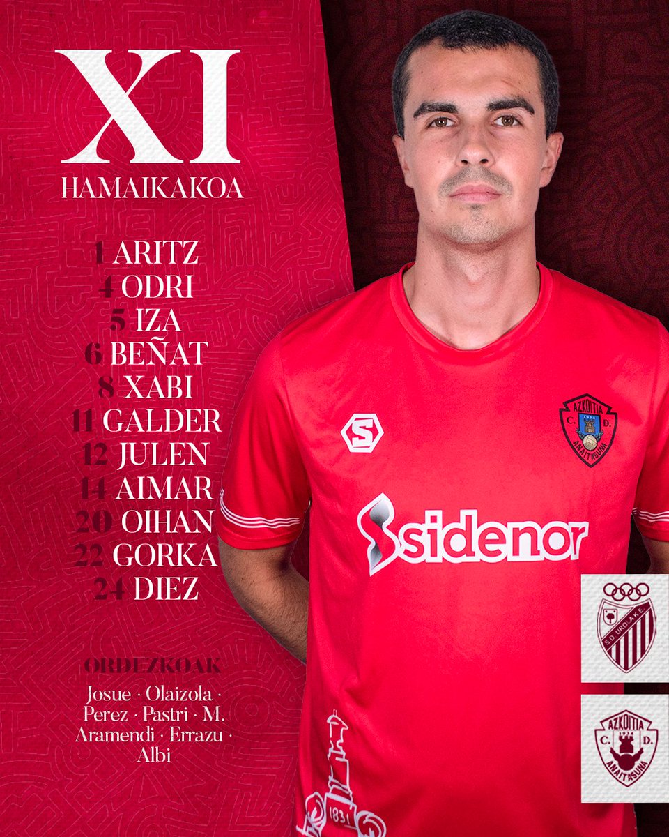 Anaitasuna_CD's tweet image. OHOREZKO ERREGIONALA 

𝐆𝐚𝐮𝐫𝐤𝐨 𝐡𝐚𝐦𝐚𝐢𝐤𝐚𝐤𝐨𝐚! 💪🏻

#AupaAnai