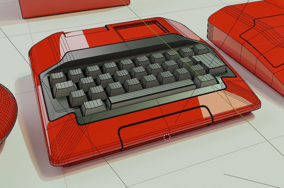 Wacari_Masen's tweet image. ベースとなる形状を簡単にモデリングして、あとはブーリアンとベベルで履歴を最大限残した非破壊モデリングにチャレンジ中。#blender #b3d #boxcutter #hardops