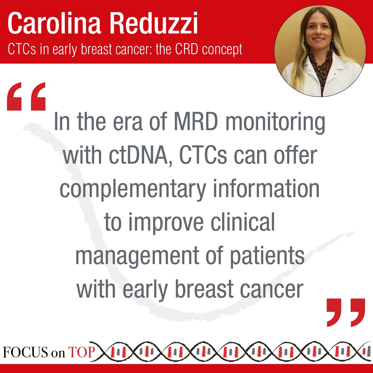 The Liquid Biopsy Research Group (@liquidbiogroup) on Twitter photo 🎤 Hear it from our speakers!
On March 17, 2025, at 14:00, <a href="/ReduzziCarol/">Carolina Reduzzi</a> will take the stage at FOCUS on TOP in the #LiquidBiopsy Session, exploring the role of circulating tumor cells (#CTCs) in #MRD monitoring with #ctDNA.
Program and registration: 👇
ecm.meetingsrl.eu/focus_TOP25/de… 🎤 Hear it from our speakers!
On March 17, 2025, at 14:00, <a href="/ReduzziCarol/">Carolina Reduzzi</a> will take the stage at FOCUS on TOP in the #LiquidBiopsy Session, exploring the role of circulating tumor cells (#CTCs) in #MRD monitoring with #ctDNA.
Program and registration: 👇
ecm.meetingsrl.eu/focus_TOP25/de…