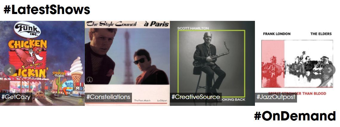 There for all to see and hear. #SoulandJazz #LatestShows are #FreeToStream and scroll automatically for an #OnDemand choice ▶️ buff.ly/2Mhru2N #TwoClicksAndYoureListening #Playlists Khám phá