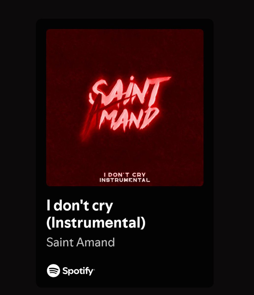 I don’t cry - instrumental version

Now on spotify 

➡️ open.spotify.com/album/1frpYYdM…

#synthwave