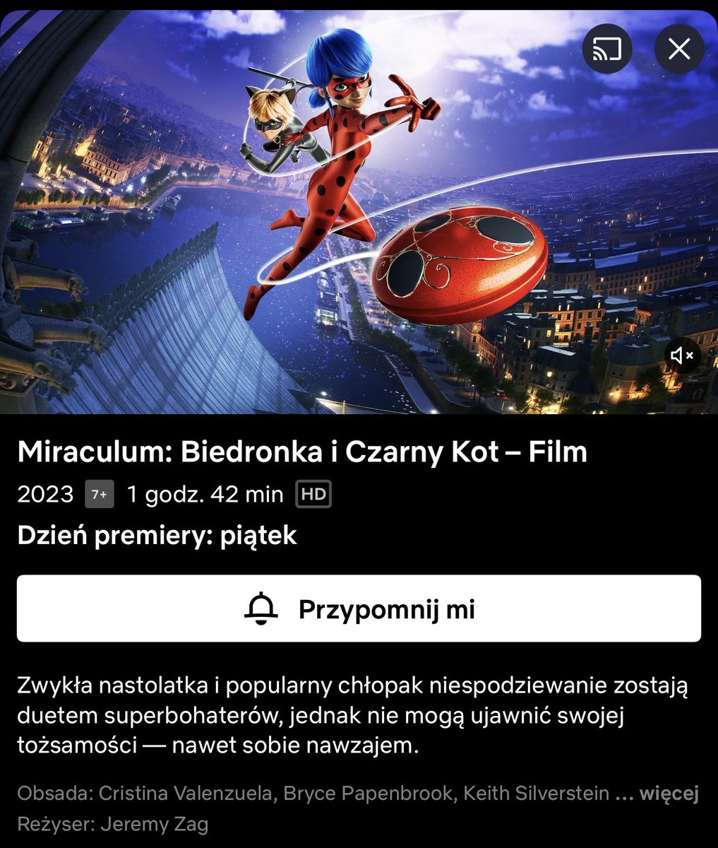 olchusmlb's tweet photo. Okazuje się, że premiera filmu „Miraculous: Biedronka i Czarny Kot. Film” miałaby mieć miejsce już w najbliższy piątek, 21 lutego. 🤔

https://t.co/NJ6hnNeOnc https://t.co/PwKUfR2cqz