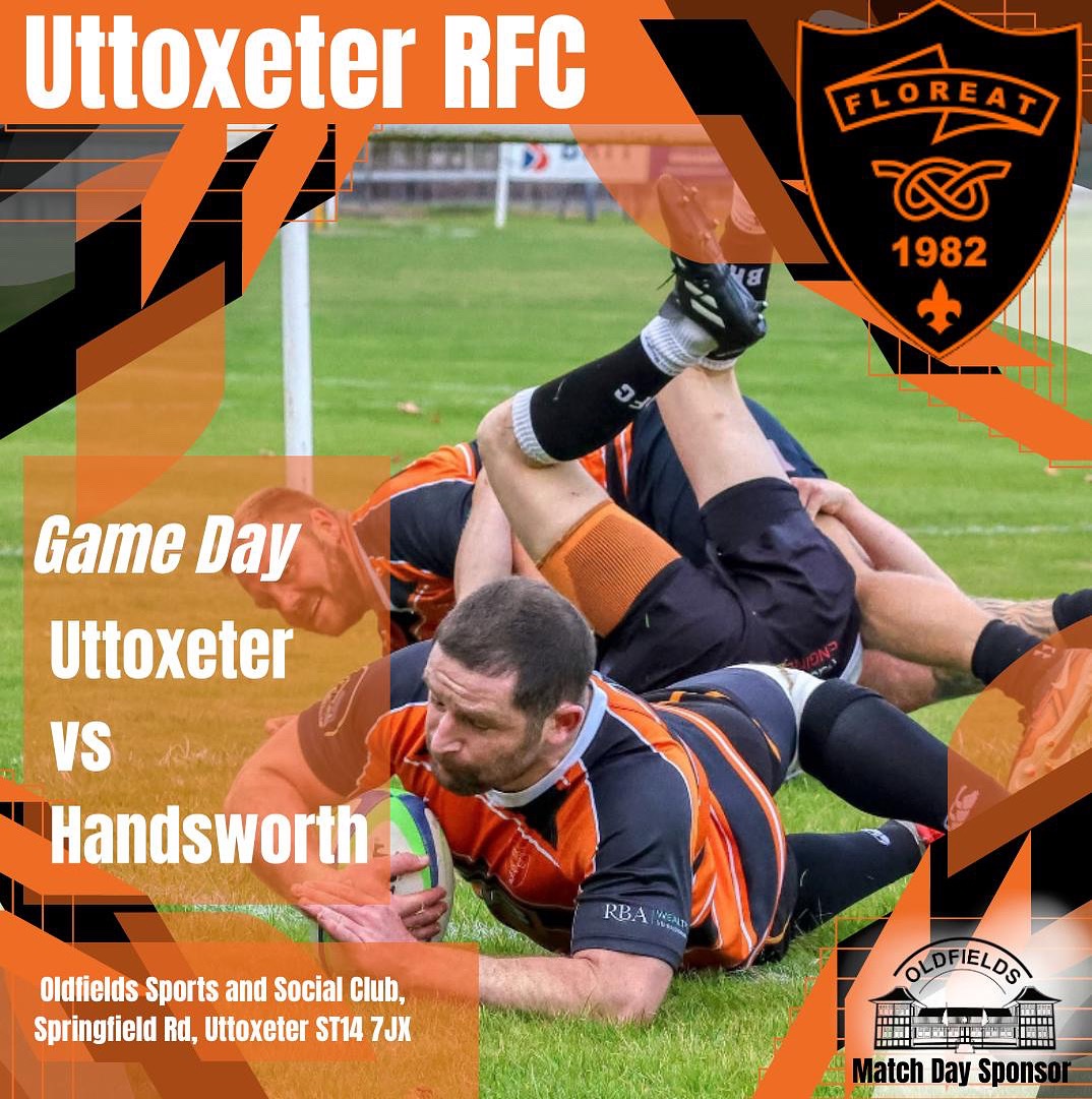 🏉Game Day🏉

Join us at Oldfields to watch our 1st XV take on Handsworth RUFC in league action. 

Kick off is at 2.15pm. We'll see you all there! 🧡 🖤