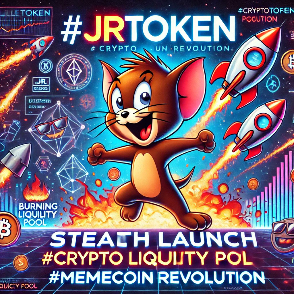 LittleJerryio's tweet photo. ๐ Stealth launch, zero taxes, and a burning liquidity pool. Little Jerryโs all about community and fun.
#JRToken #CryptoForFun #MemeCoinRevolution https://t.co/MozzwKiRAv