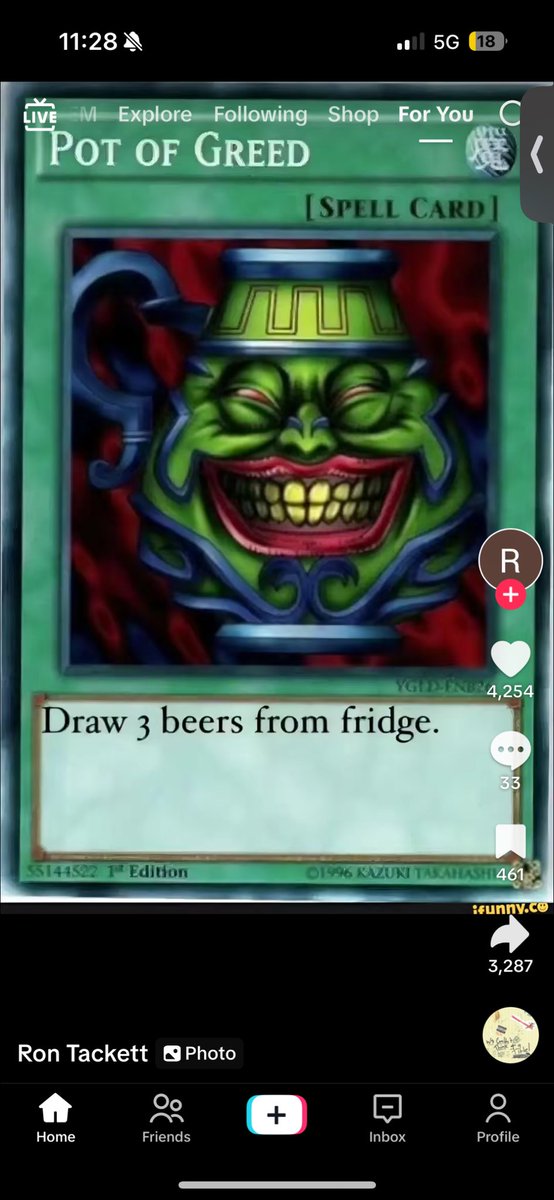 TheDBGrinder's tweet photo. this the type of shii my non yugioh friends be sending me 🤣🤣 https://t.co/zMdI2PeHj8