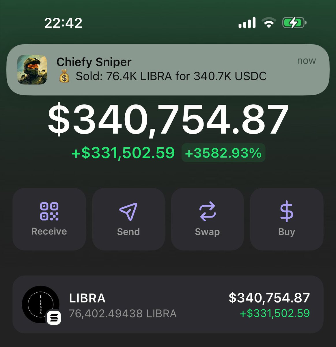 Yesterday, I made $340,000 in just 10 minutes.

I sniped $LIBRA using my own bot and turned peanuts into a fortune.

Today, I'm sharing the entire guide for FREE so you can change your life too.

Here's how I did it 🧵🔽