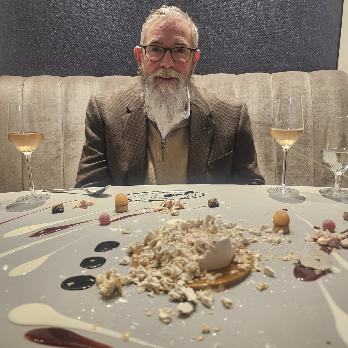 colbynewman34's tweet photo. My father and I had the opportunity to attend Alinea Restaurant on Saturday night and Next Restaurant on Sunday night. Next was featuring Alinea year 1 as thier new menu rotation. It is crazy to see the evolution of Alinea from year 1 to now, 20 years later! https://t.co/8xL7rDWqcP