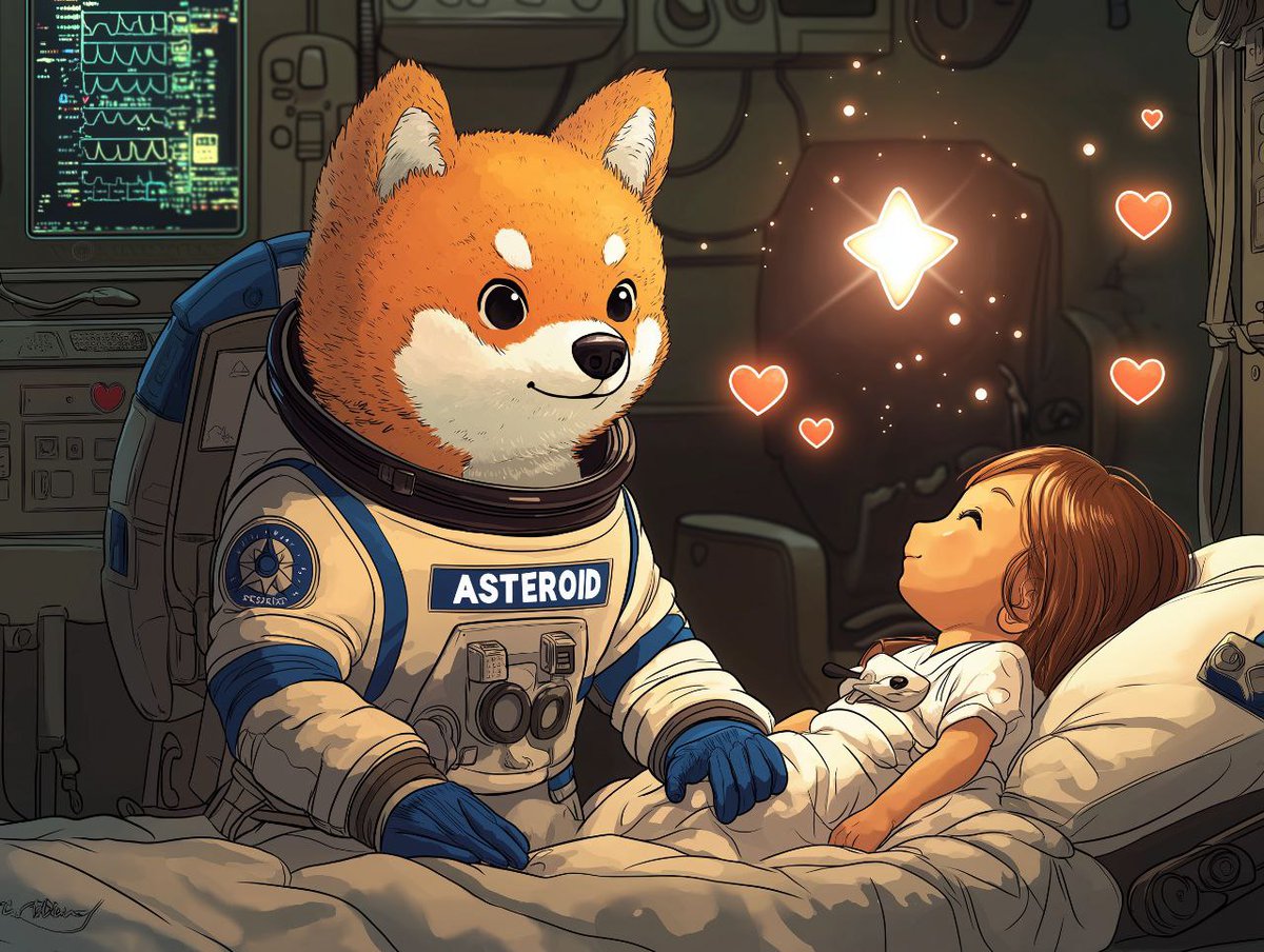 世界上所有的孩子都值得救命的照顧。All the children of the world deserve lifesaving care.  #AsteroidShiba