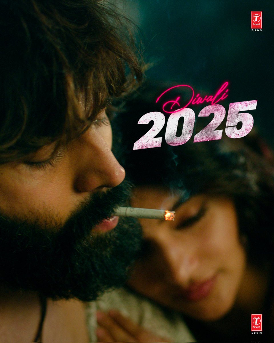 nishantbhuse's tweet image. Sizzling Hot New Pair Alert, #FirstLookOut 🔥❤️ The most intense love story commences as #KartikAaryan unites with #Sreeleela in an #AnuragBasu’s magical romance. Dive into #BhushanKumar’s world of music and melody, enchanted by #Pritam’s soulful music! 🎬 this #diwali2025