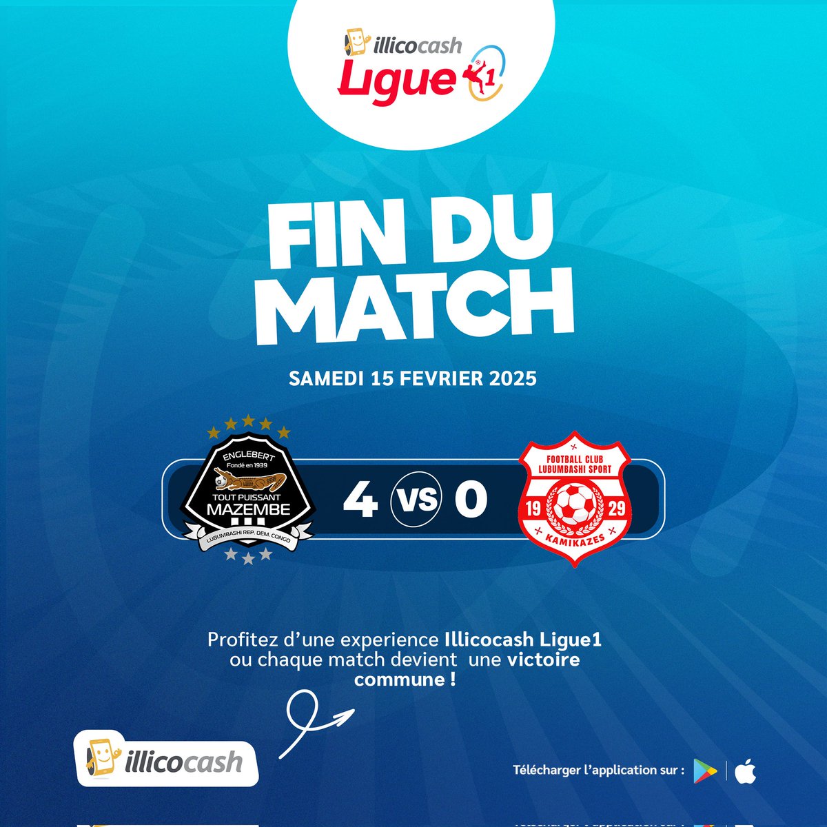 illicocash_L1's tweet photo. Une victoire éclatante des Corbeaux qui continuent leur domination ! 🦅💪

✨ Les buteurs : 
⚽ 45+5' #Ousseini_Badamassi
⚽ 68', ⚽️76' #Christian_Ibwa
⚽ 90+5'  #Assani

Rejoignez #illicocash sans frais Téléchargez l'application maintenant sur Playstore et App Store 
#Linafoot https://t.co/alauafcryk