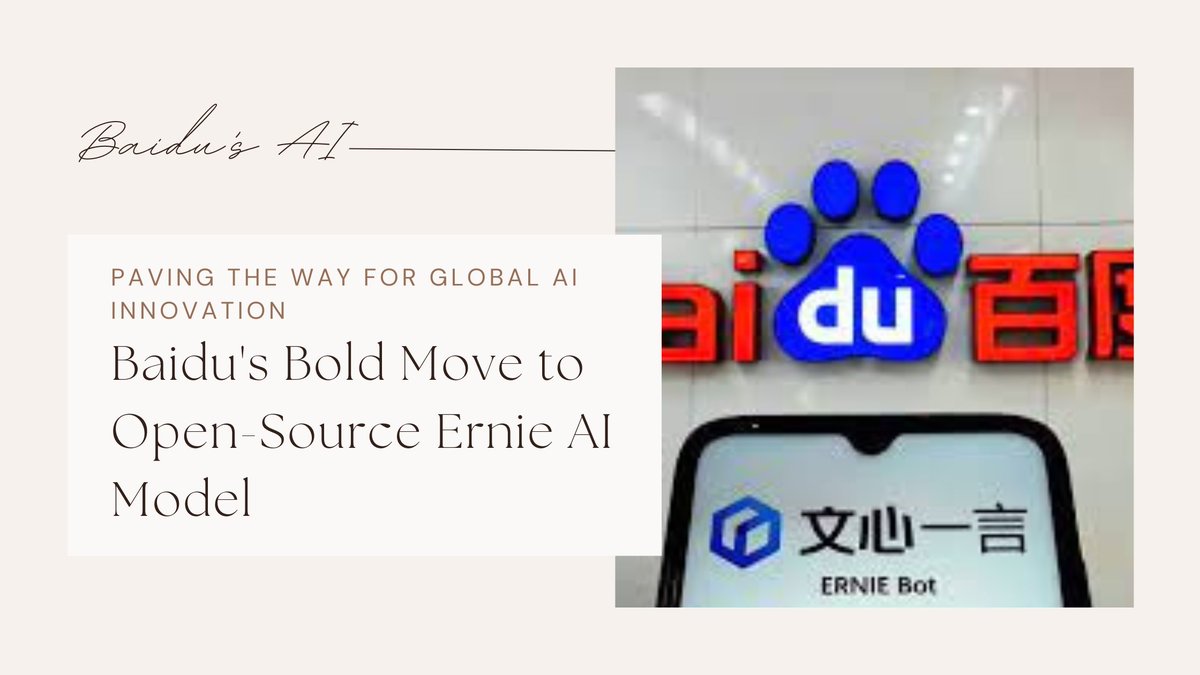 MrAnonymusBlog's tweet image. 🔥 Big news from Baidu! They&apos;re making their Ernie AI model open-source, aiming to spark global AI innovation. 

🌐🤖 Find out how this could change the tech game in our latest blog. #AI #BaiduErnieAI #OpenSource #TechNews 

Read more: mranonymus.com/2025/02/15/bai…