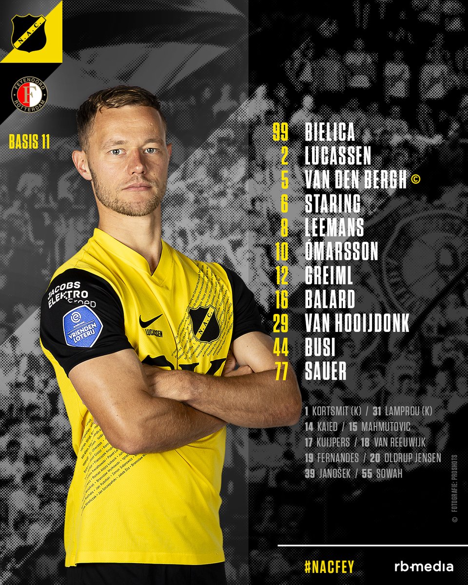 NAC Breda 💛🖤 tweet media