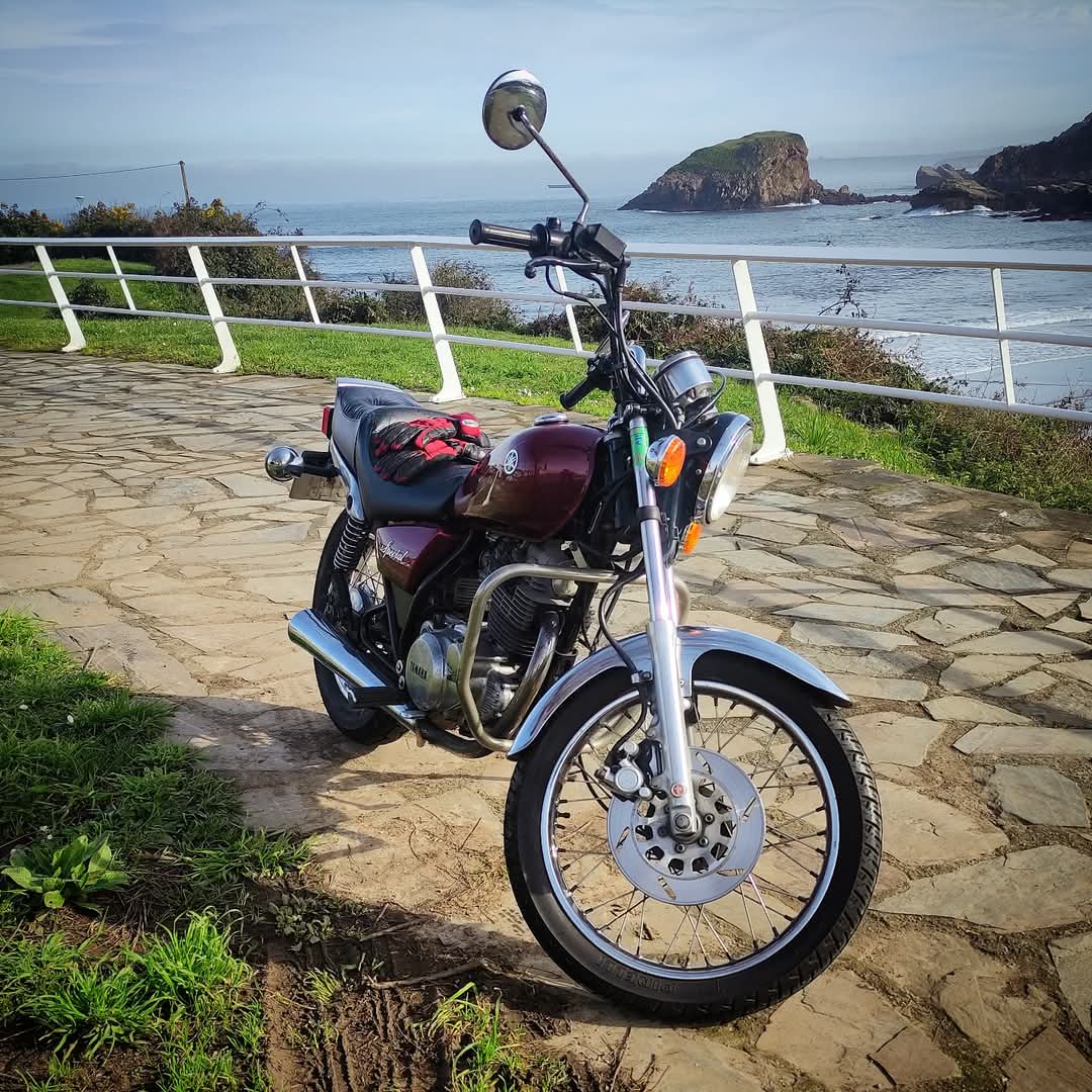 Santa María del Mar (Castrillón) Asturias. #YAMAHA #sr250