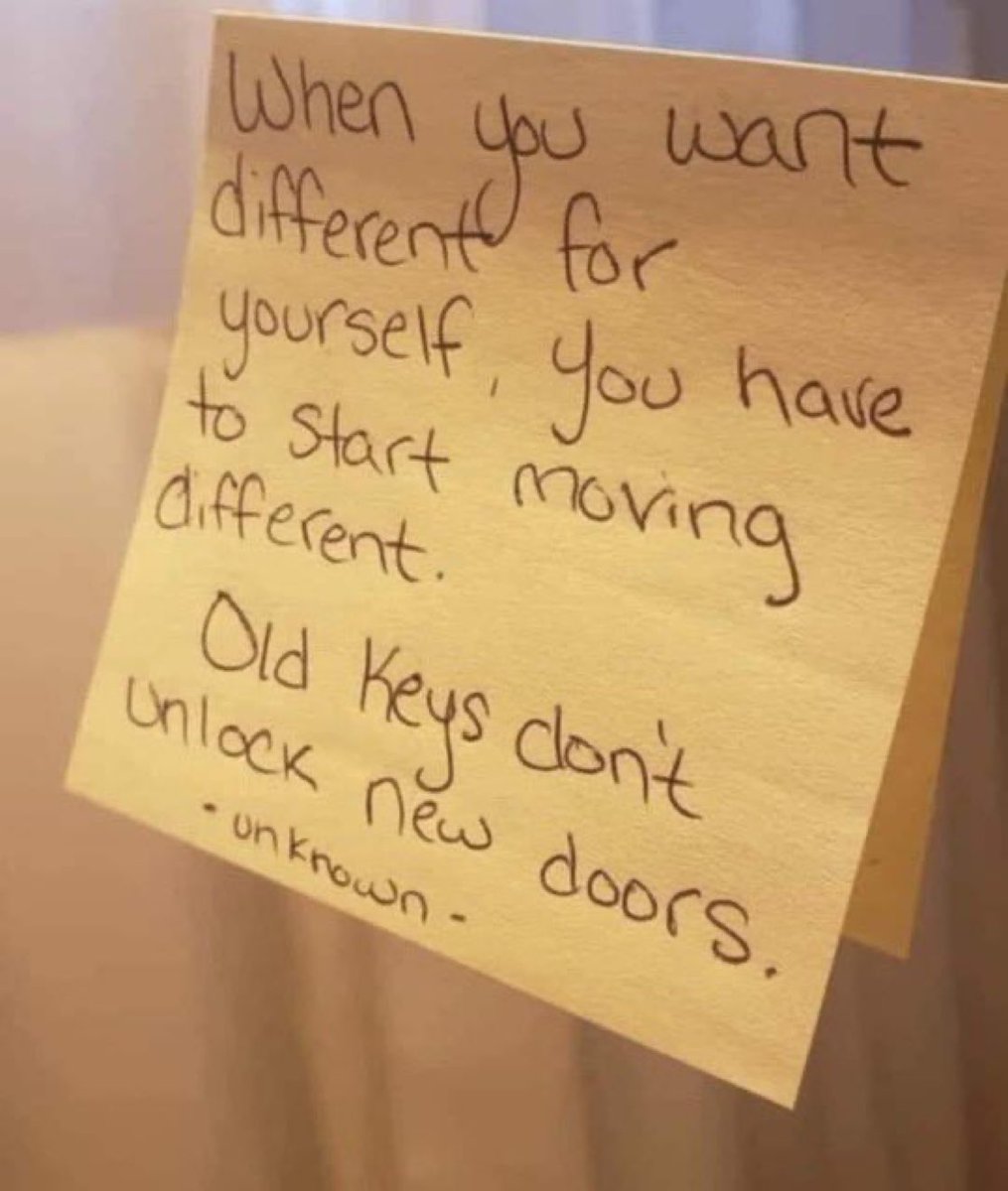 old keys do not unlock new doors