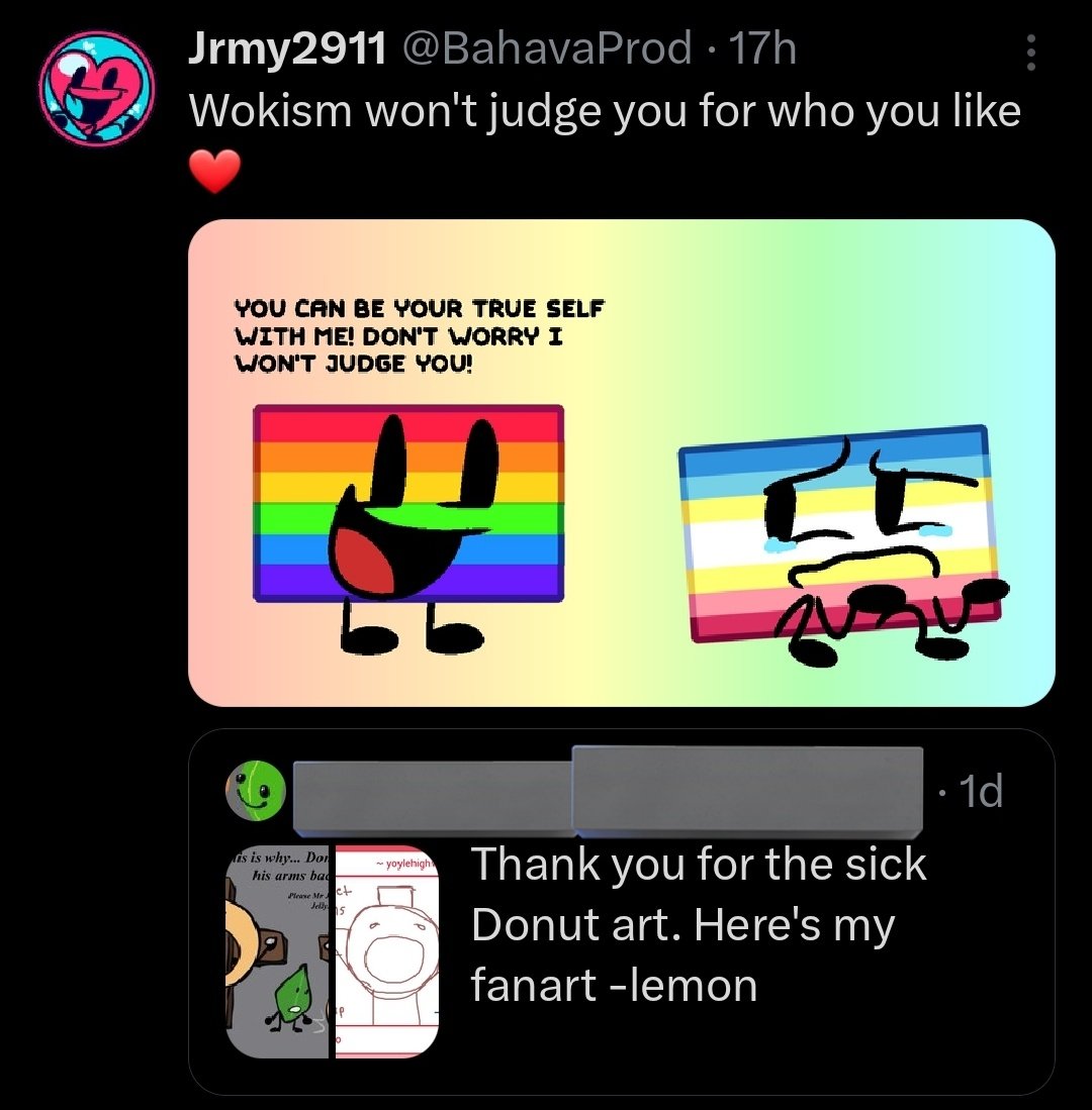 ugly_af_lemon's tweet photo. Homhophobia is one of the largest things they post about and support, comparing being queer to being a pedophile, zoophile, and proshipper https://t.co/uIu4bUDIQ4