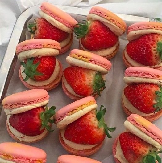 heart_jpg's tweet image. strawberry desserts