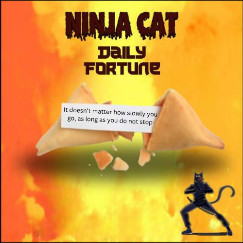 Ninja Cat Daily Fortune