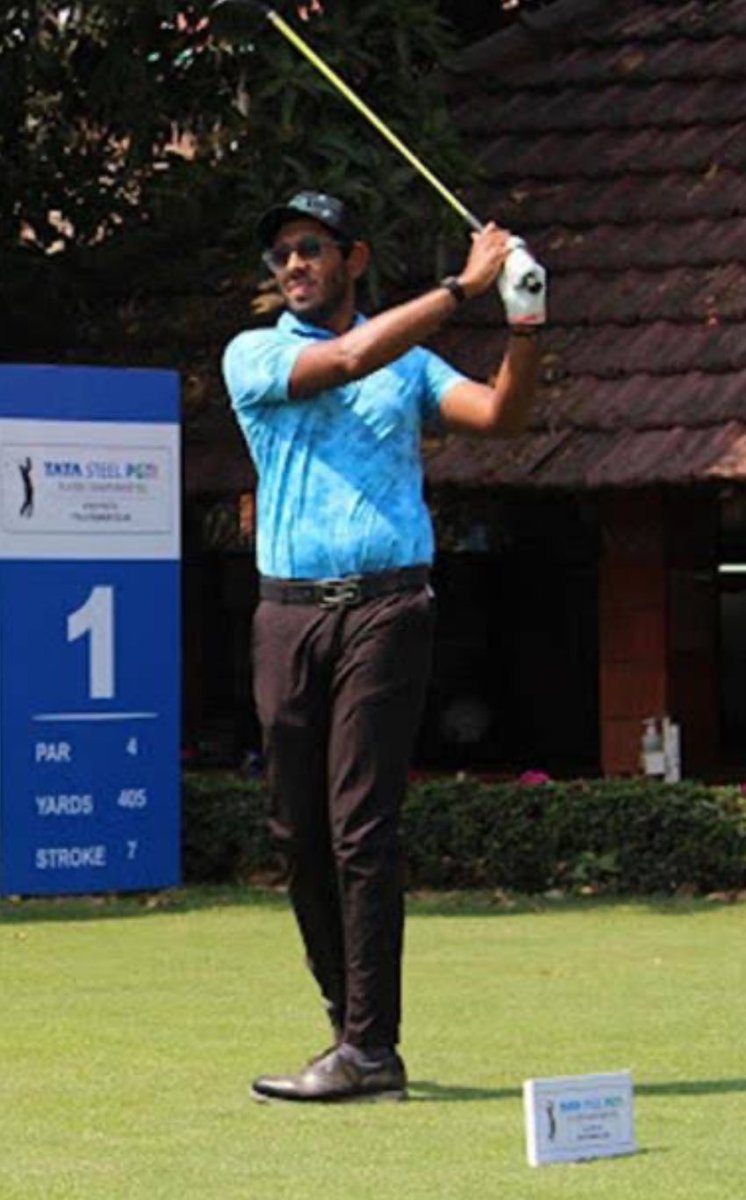 AshtagSport's tweet photo. Yuvraj Sandhu has a special liking for ‘TATA Steel PGTI Players Chanpionship’ events.  Of  his 7 wins on the PGTI circuit, 4 of them  have come at the Tour’s ‘Players Championship’ events., one each at Kolkata, Chandigarh, Panchkula and now again in the ‘City of Joy’ @pgtofindia https://t.co/xyYPgZ3fCW
