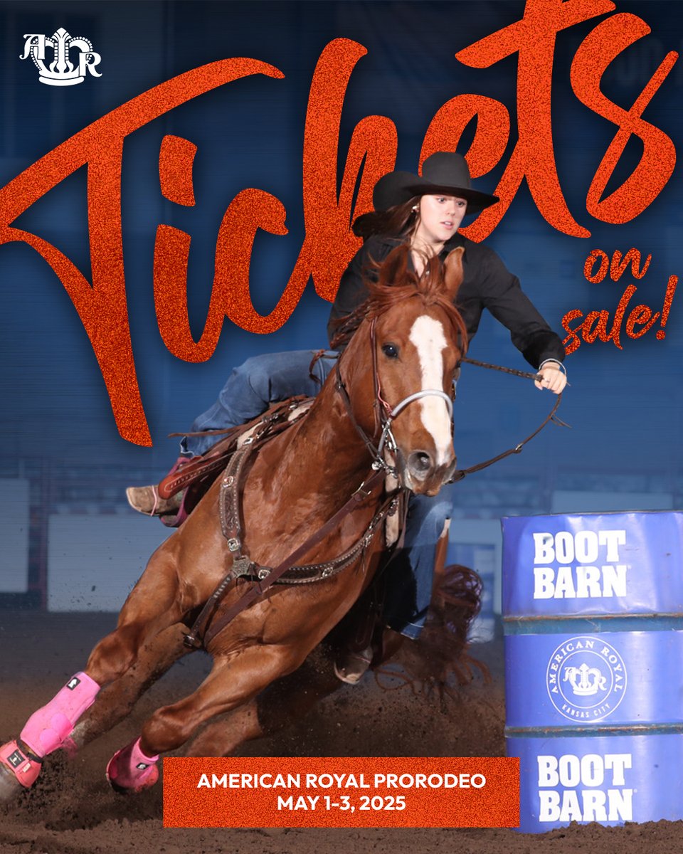 RUN 💨 Tickets to the American Royal ProRodeo, presented by <a href="/ReedJeepKC/">Reed Jeep of Kansas City</a>, are now on sale!

Get them ONLY on our website 👉🏻 bit.ly/25ARProRodeo

#AmericanRoyal #WhereChampionsAreCrowned