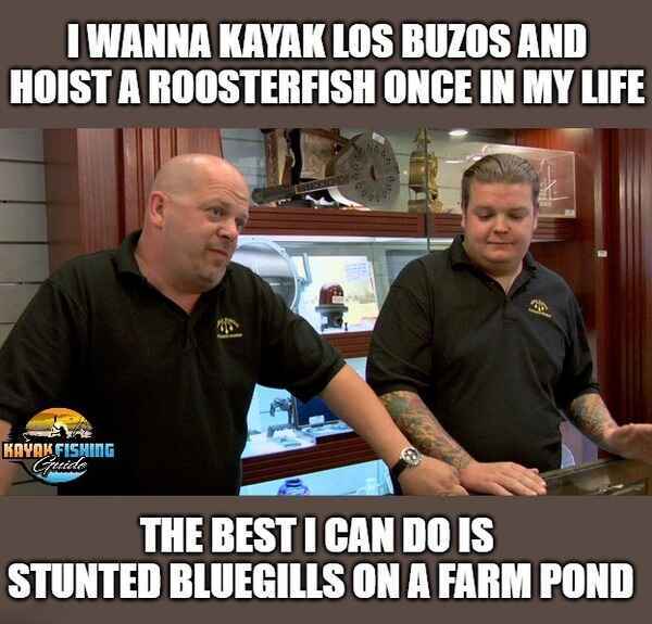 KayakG5604's tweet photo. When Your Goals Collide with Reality! 🤣
#fishingmemes #LosBuzosKayakFishing
#RoosterfishMadness #KayakFishingPanama
#ChasingRoosters #pawnstars https://t.co/jilzwcXUtM