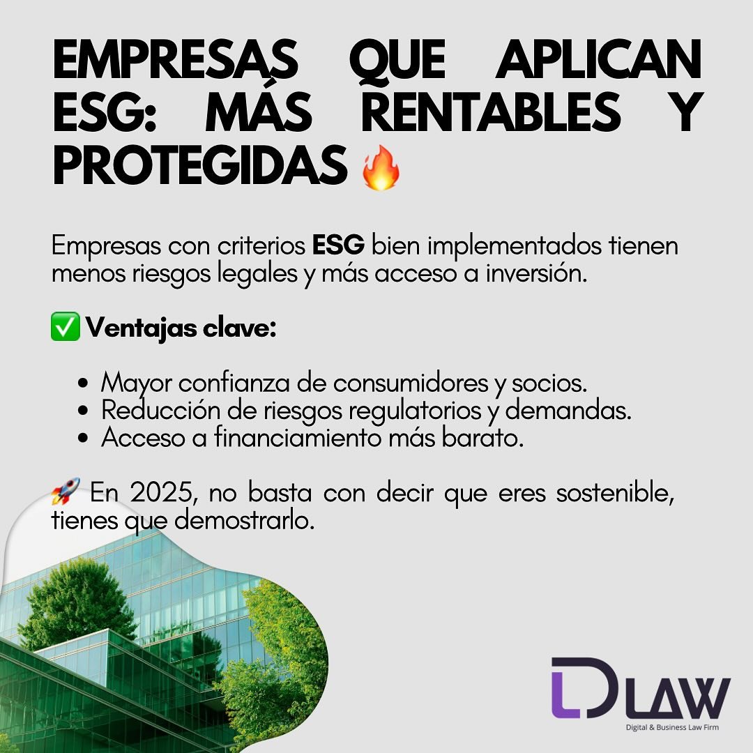 WOW Legal Experience I Legal Design Ops Agency (@wowlegalx) on Twitter photo 🌍 ESG: La Clave para el Éxito Empresarial en 2025
¡Contáctanos para una asesoría personalizada!
📞 +34 641 683 677 | +51 942 757 687 (en español e inglés)
✉️ hello@wowlegalx.biz
#Sostenibilidad #Empresas #Inversiones #Regulaciones #Negocios #WowLegalX 🌍 ESG: La Clave para el Éxito Empresarial en 2025
¡Contáctanos para una asesoría personalizada!
📞 +34 641 683 677 | +51 942 757 687 (en español e inglés)
✉️ hello@wowlegalx.biz
#Sostenibilidad #Empresas #Inversiones #Regulaciones #Negocios #WowLegalX