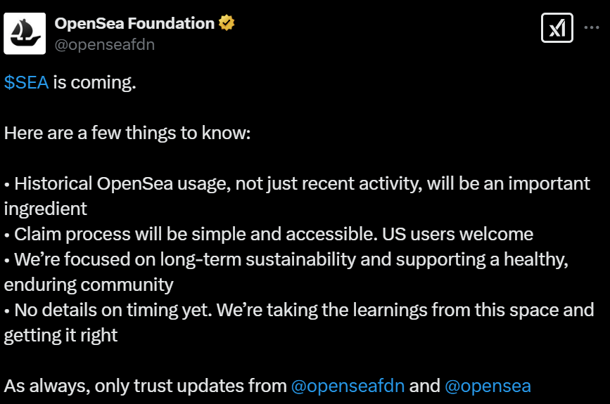 amigooo777's tweet image. Airdrop Strategy: OpenSea Farming 🚢

For those new to the space, here’s a quick primer and a thread about what can we expect from @opensea  🧵👇

OpenSea is one of the biggest NFT marketplaces, allowing users to buy, sell, and create NFTs. Two days ago, @openseafdn announced a…