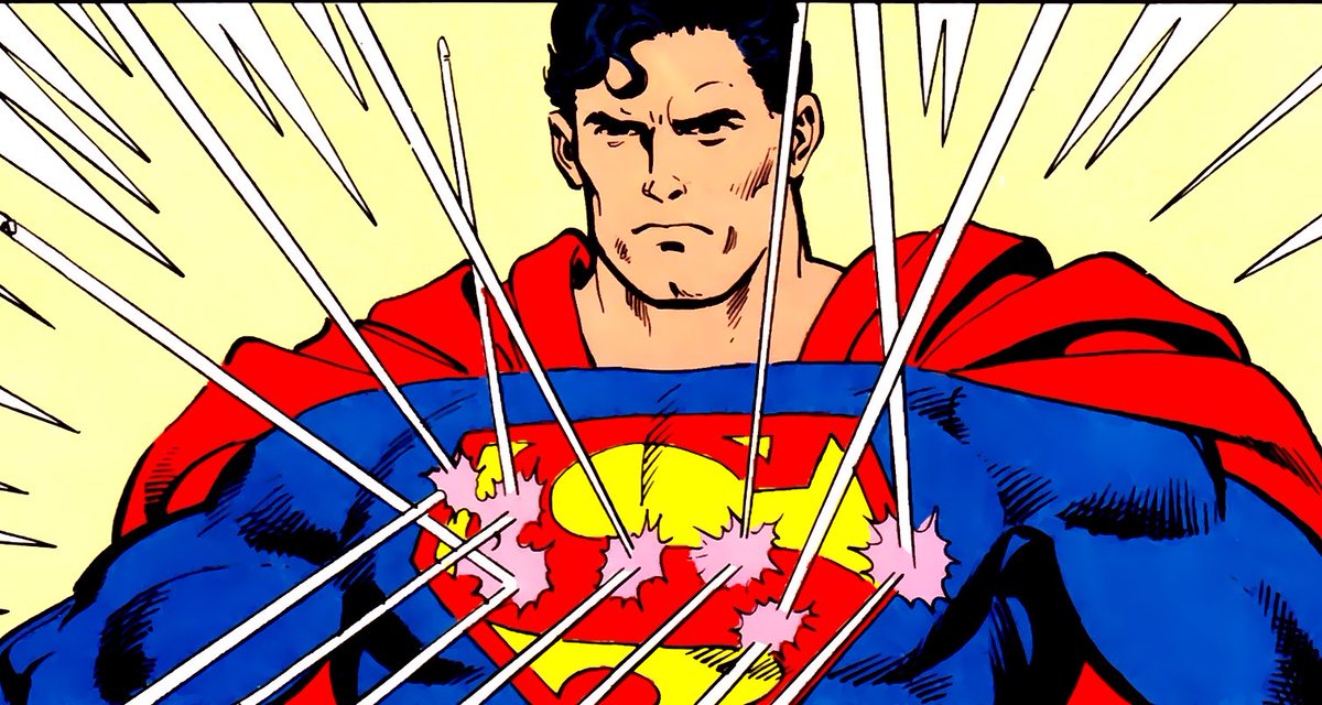 He has to admire something about the persistence of shooting him with conventional weapons despite how ineffective it almost always is.