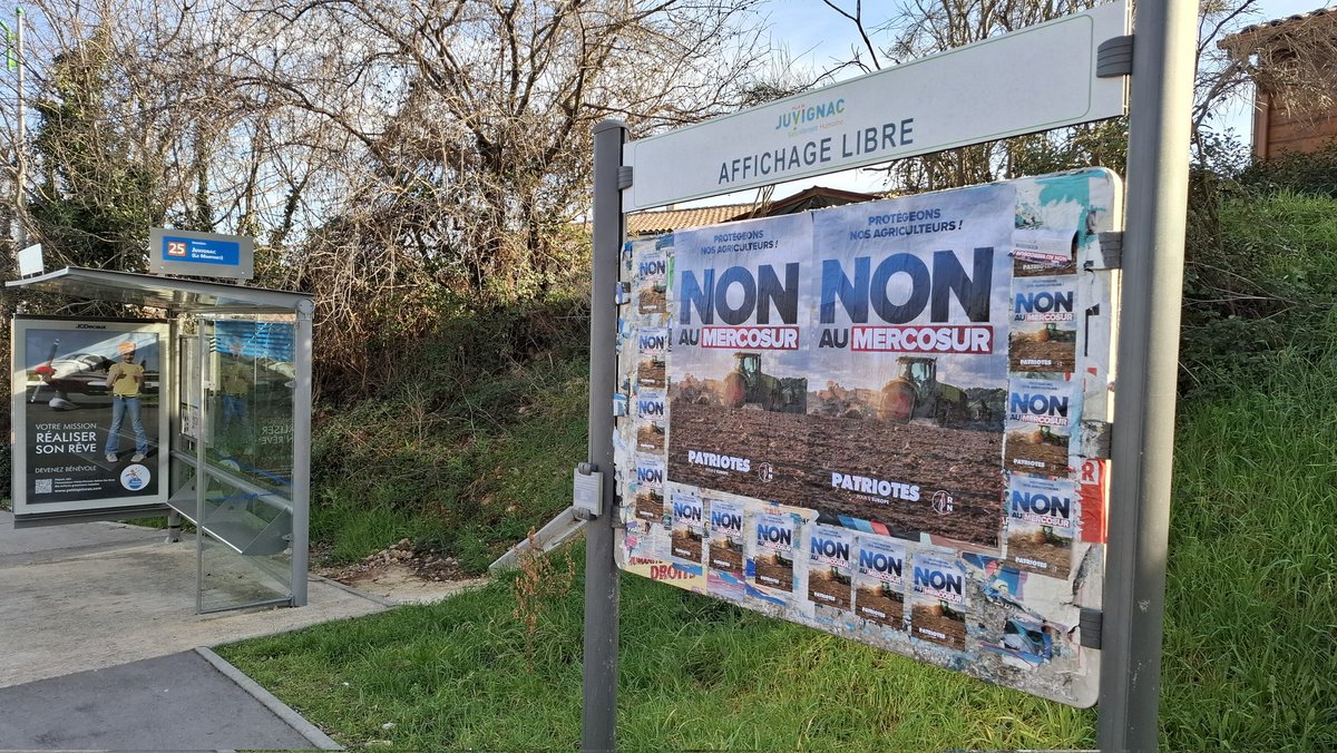 Le <a href="/RNational_off/">Rassemblement National</a> soutien les agriculteurs 
Les équipes de la 8ème circonscription du <a href="/RN34Herault/">Rassemblement National 34</a> 
sont sur le terrain avec <a href="/CDelapierre/">Cédric Delapierre</a> 
<a href="/J_Bardella/">Jordan Bardella</a> <a href="/MLP_officiel/">Marine Le Pen</a>