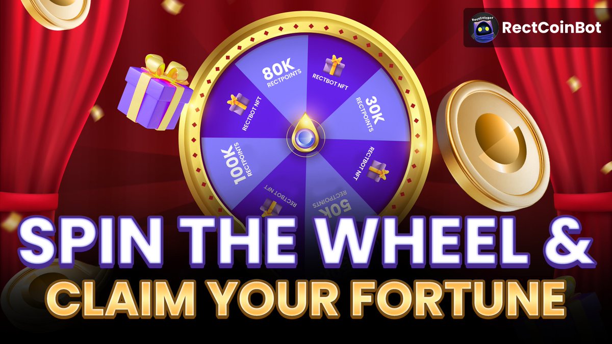 RectBot's tweet image. 🚀 540 winners have claimed the Special Limited NFT from Lucky Spin! 🎰

The rewards keep rolling!

Will you be the next lucky winner? 🍀

Spin now &amp;amp; test your luck! 🔥

#RectCoinBot #AI #LuckySpin